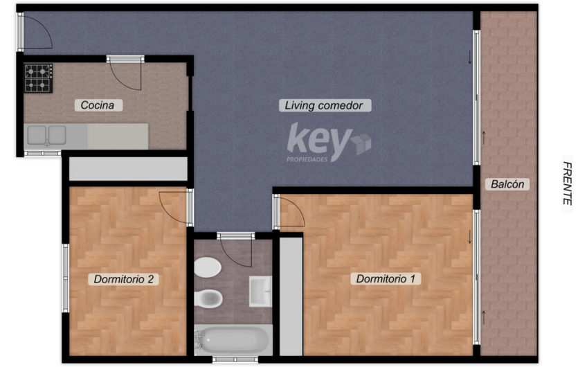 Departamento 3 ambientes en excelente ubicación – Arenales 1300 – Recoleta