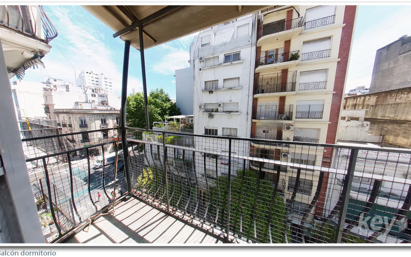 Amplio, luminoso y cómodo 2 ambientes – Uriburu y Av. Corrientes – Balvanera
