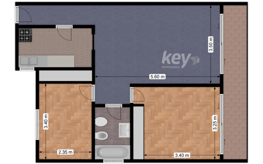 Departamento 3 ambientes en excelente ubicación – Arenales 1300 – Recoleta