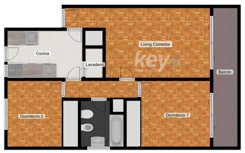 Lindo y Luminoso departamento de 3 ambientes en excelente ubicación – Recoleta