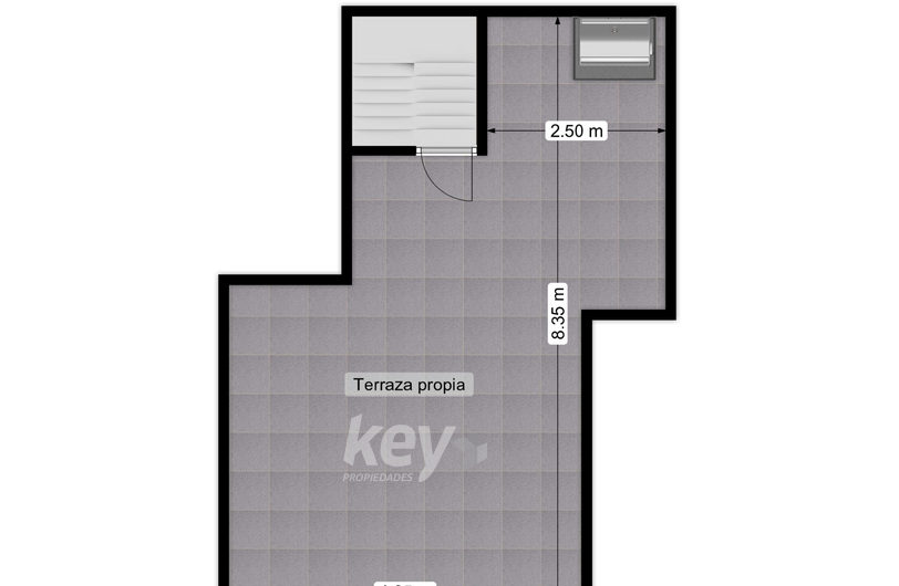 Moderno PH tipo duplex de 87m2 totales – 2 ambientes c/ terraza propia de 38m2!  – Sin Expensas