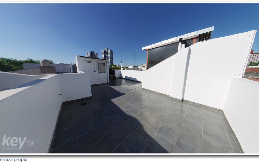 Moderno PH tipo duplex de 87m2 totales – 2 ambientes c/ terraza propia de 38m2!  – Sin Expensas