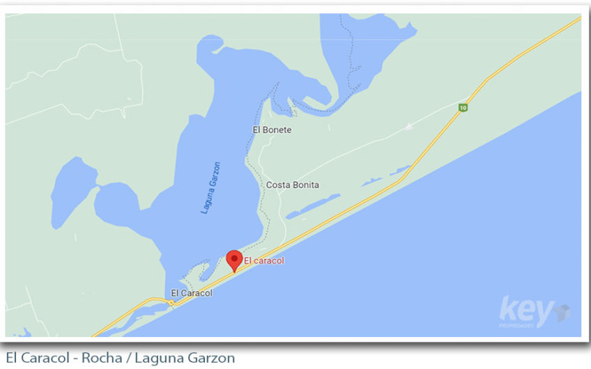 Lote de terreno en Laguna Garzón – El Caracol –  Uruguay.-