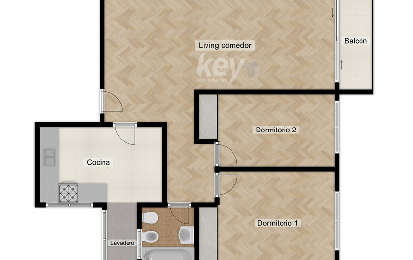 Hermoso 3 ambientes en excelente ubicación frente al Parque Centenario – Caballito