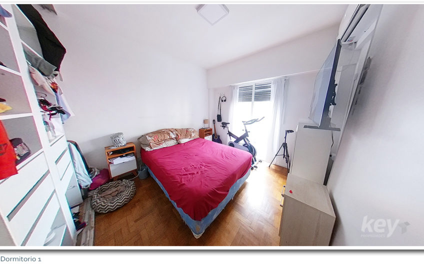 Departamento de 3 ambientes con balcón y cochera – Muy luminoso – Almagro